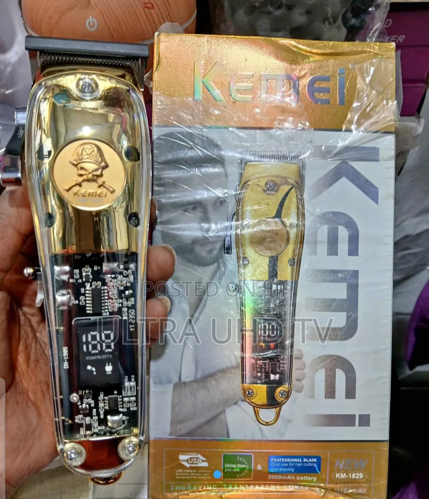 This Is a Kemei Km-1829 Professional Hair Clipper