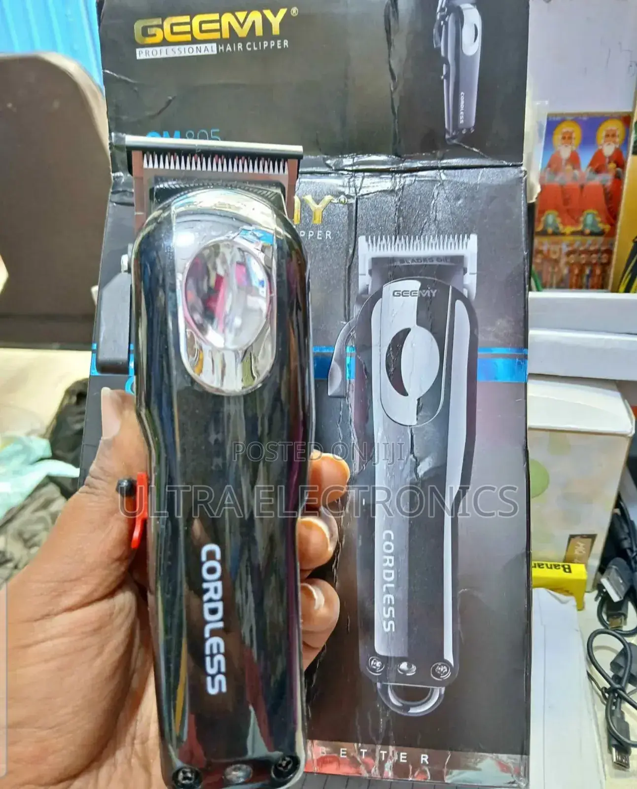 የፀጉር ማሽን Geemy Professional Cordless Hair Clipper, Model Gm-805.
