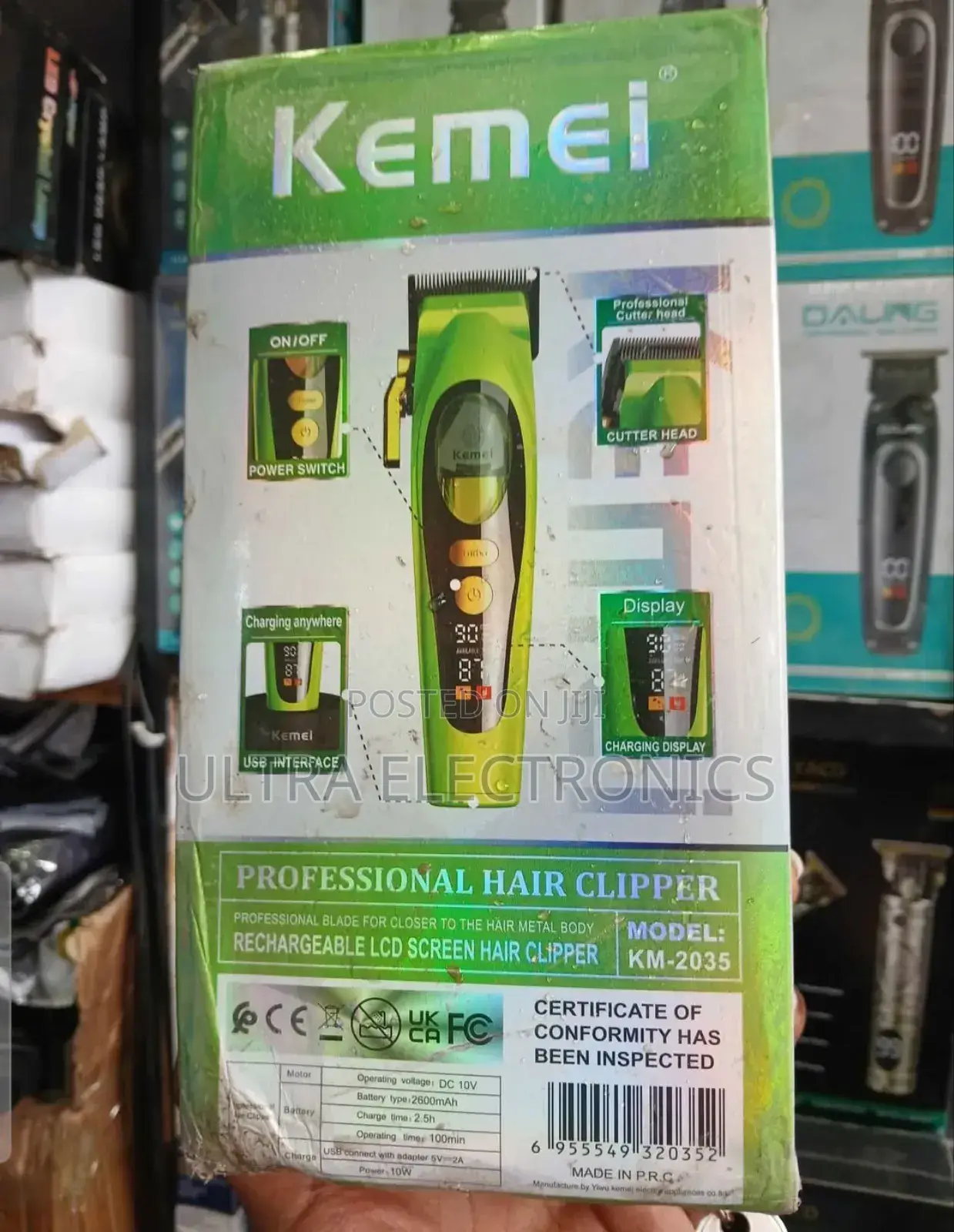 የቅርፅ ማሽን Kemei Km-2035 Professional Hair Clippe