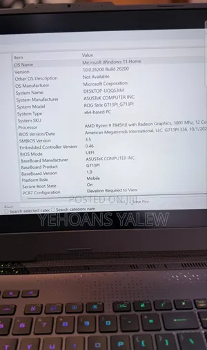 New Laptop Asus G71G 16GB AMD Ryzen 9 SSD 1T
