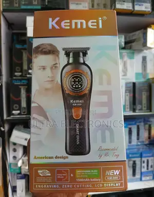 Kemei Km-999 Hair Clipper. It Has a 1500mah Battery That Charges