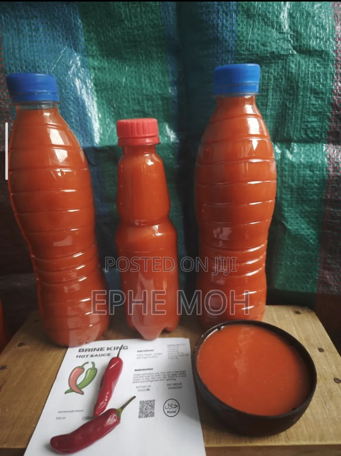 የቃሪያ ሶስ ዳጣ Brineking Hot Sauce