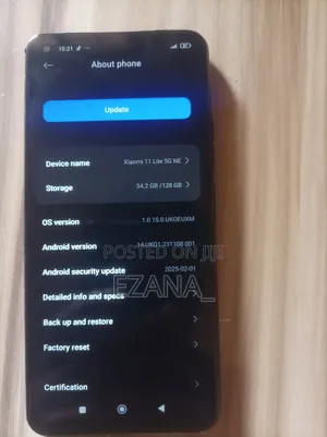 Xiaomi Mi 11 Lite 128 GB Gray