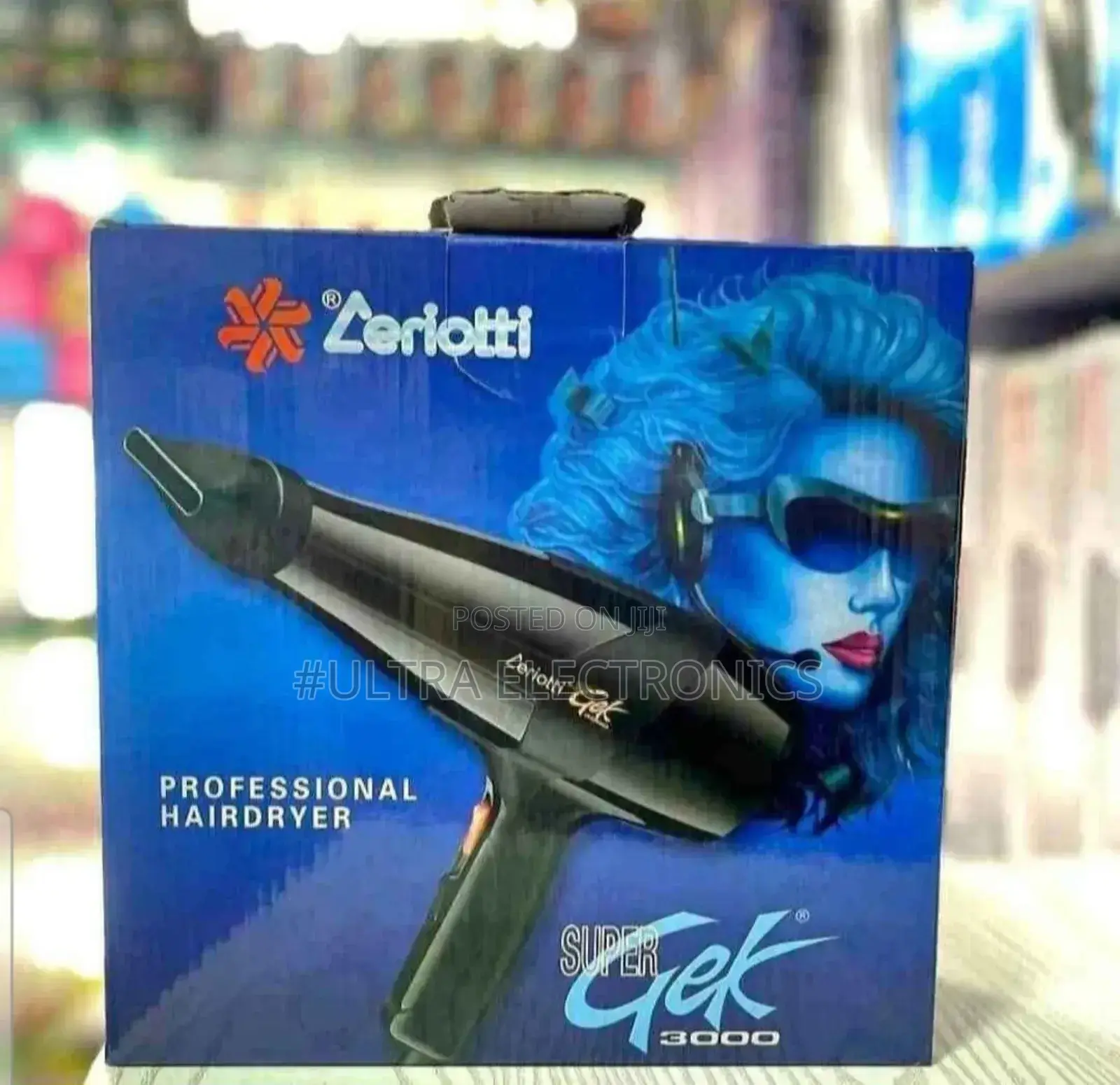 የፀጉር ማድረቂያ Ceriotti Super Gek 3000 Professional Hairdryer.