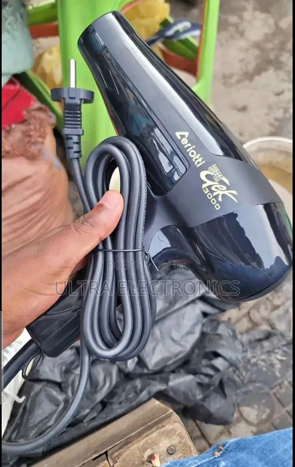 የፀጉር ማድረቂያ Ceriotti Super Gek 3000 Professional Hairdryer.