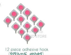 Multipurpose Heavy Duty Adhesive Hooks for Walls/Kitchen/Bathroom