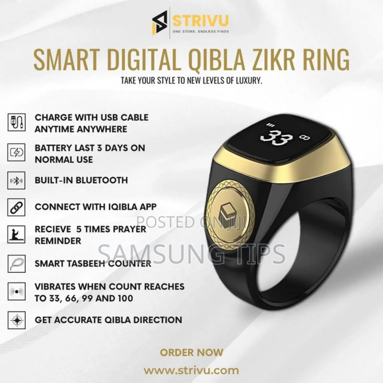 Smart Zikr Ring