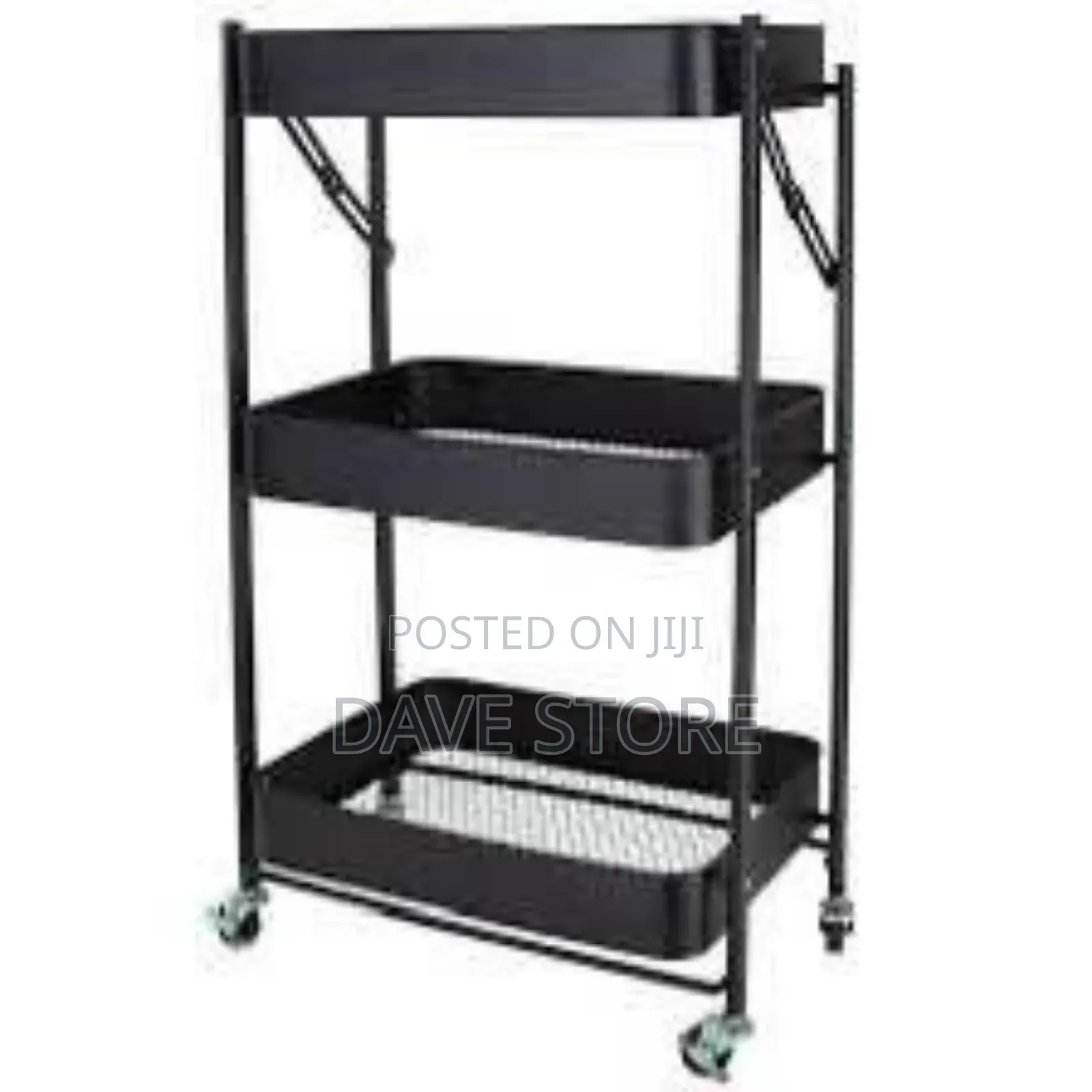 3- Tier Rolling Cart Organizer