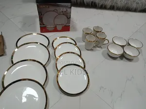 Dinner Set 16 PCS Gold and Silver Color