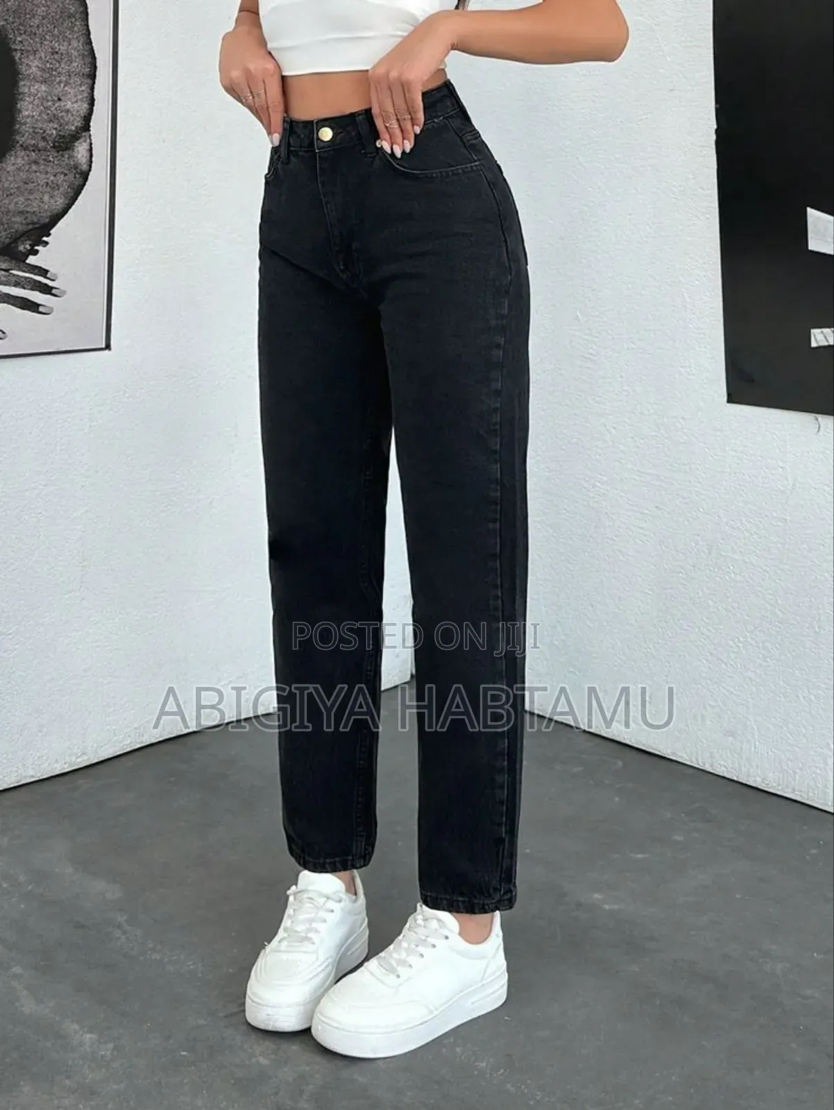 Black Boyfriend Jeans