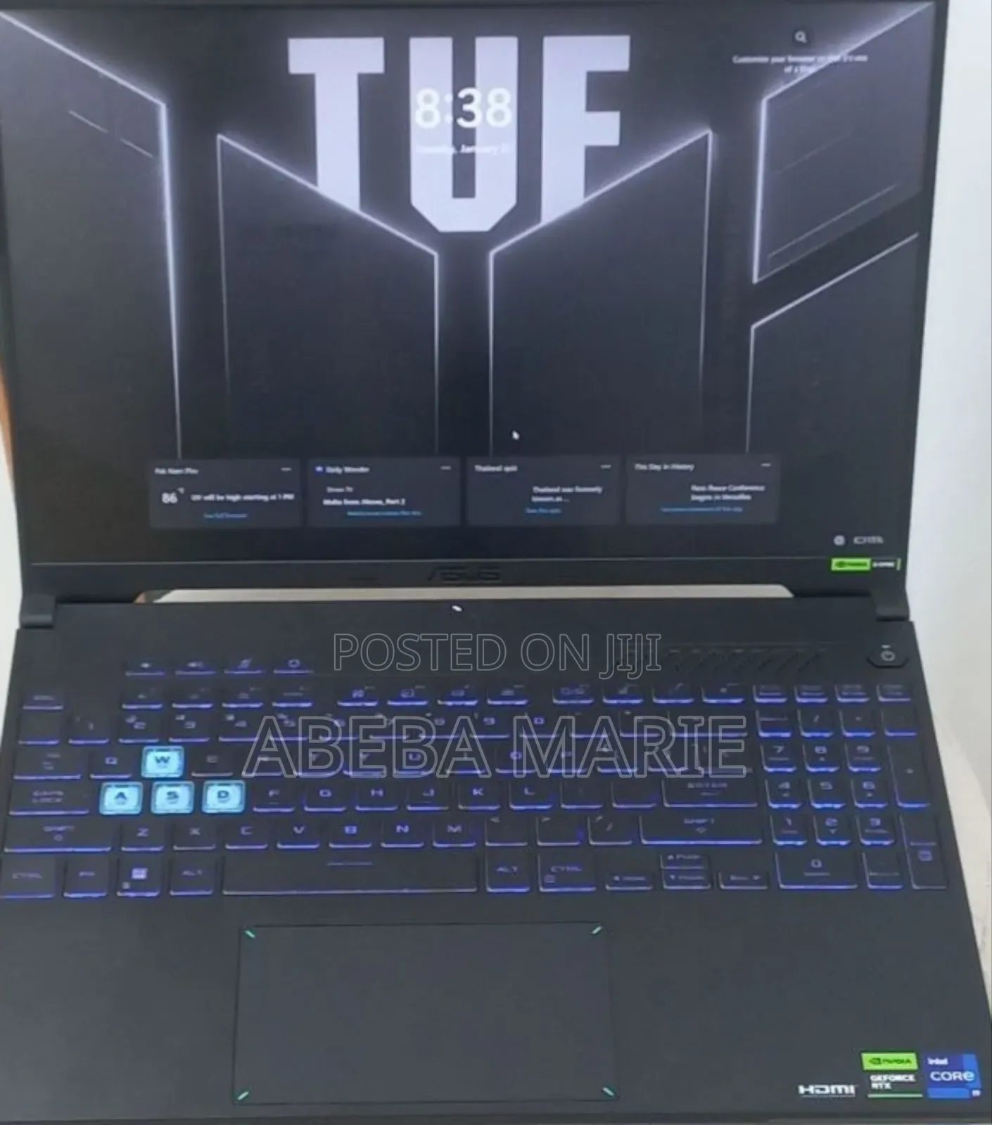 New Laptop Asus TUF Gaming F16 16GB Intel Core I9 SSD 1T