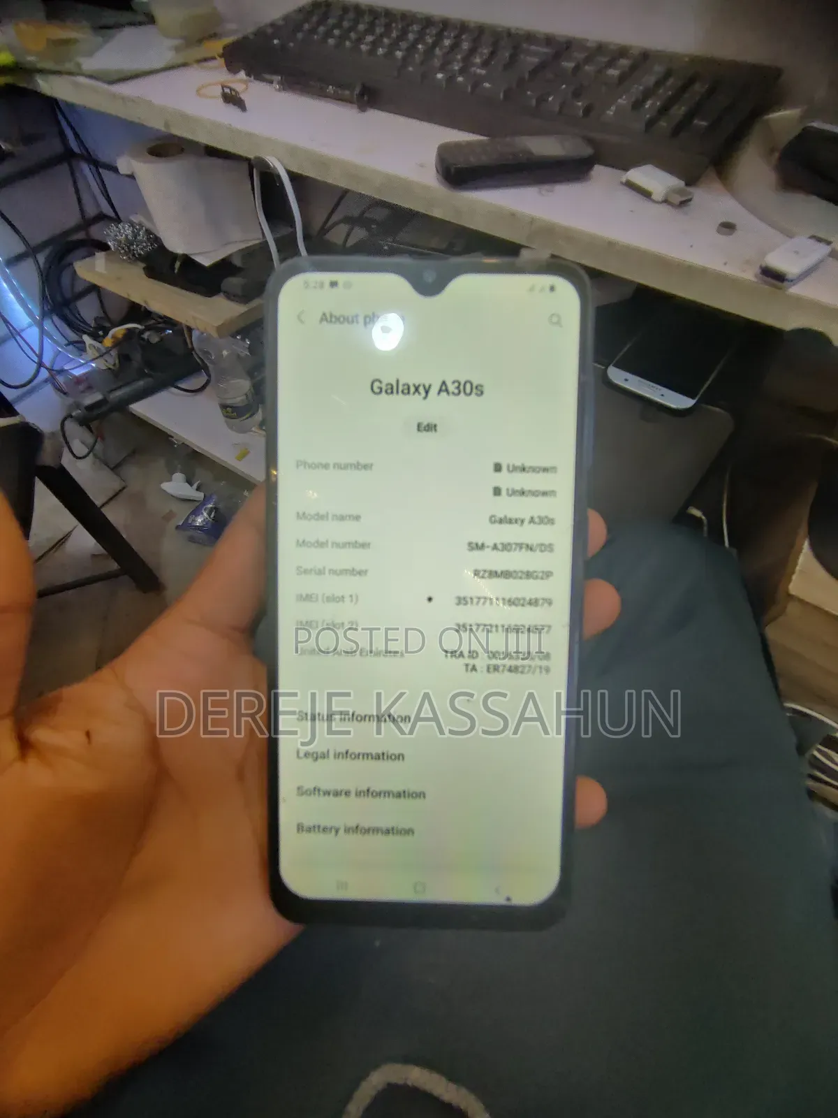 Samsung Galaxy A30s 128 GB Blue