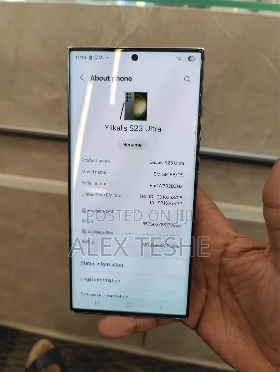 Samsung Galaxy S23 Ultra 256 GB Green