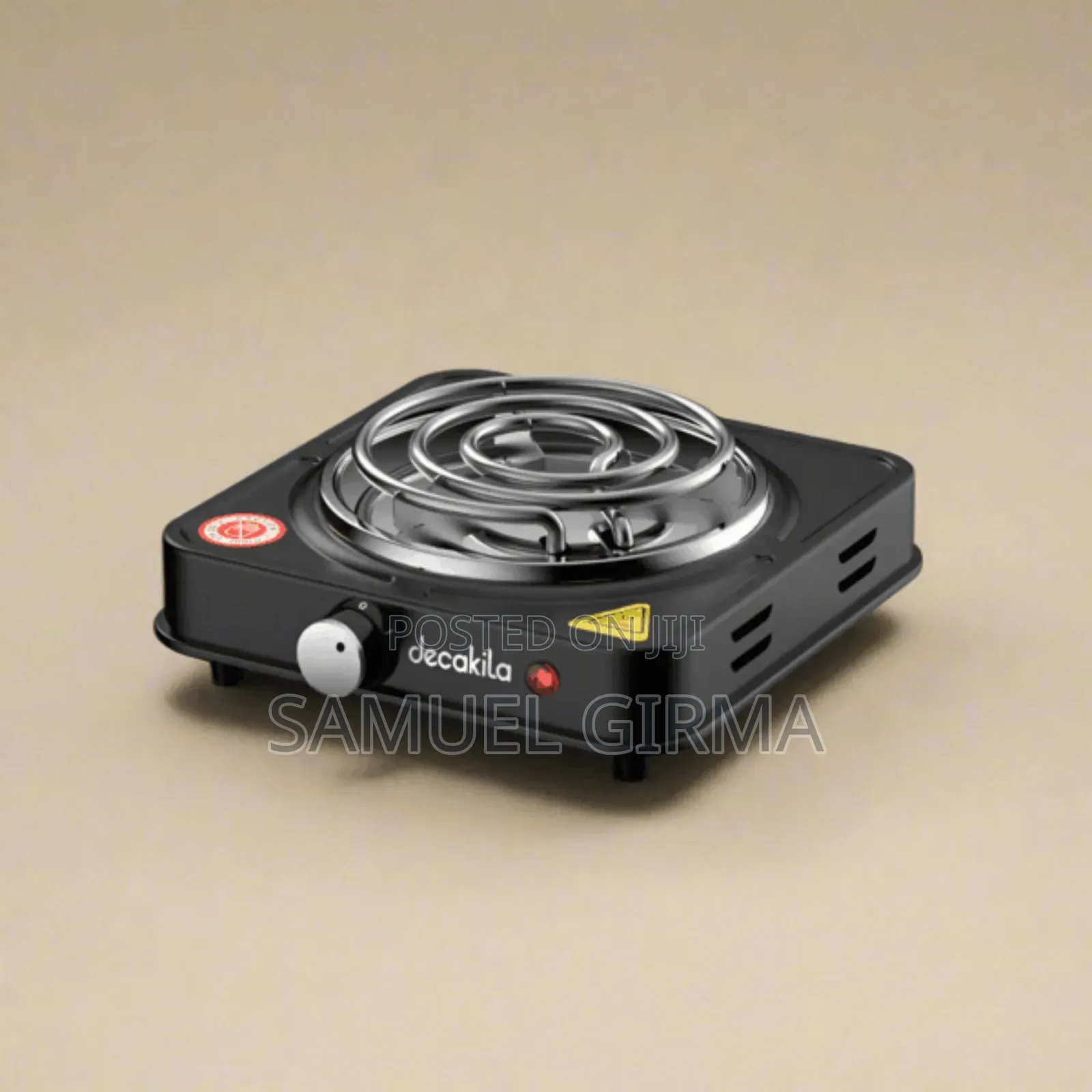 ባለ 1 እስቶቭ Decakila Single Hot Plate