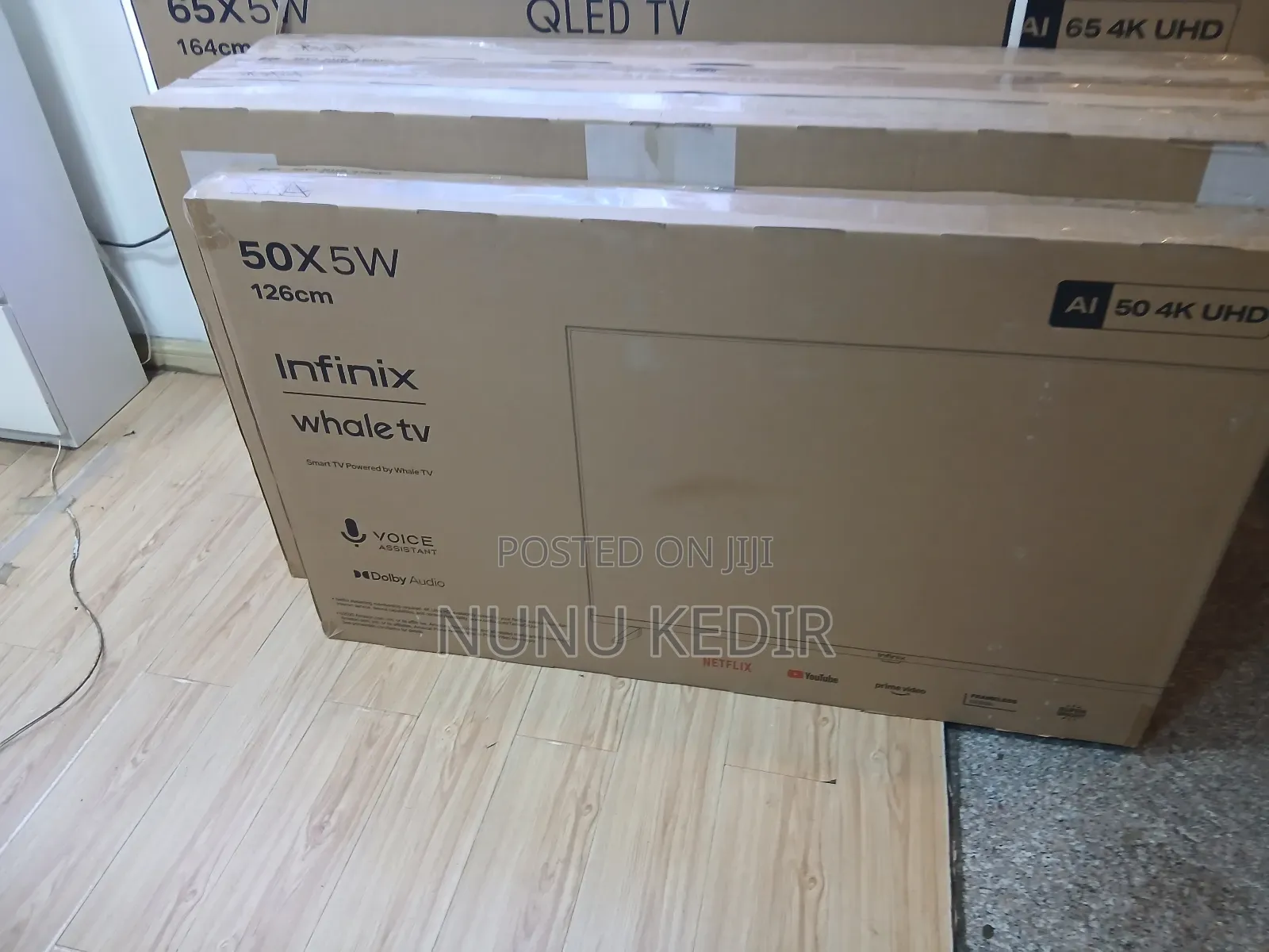  Ultra Hd Double Glass Size:43 Inch Price:25,000etb