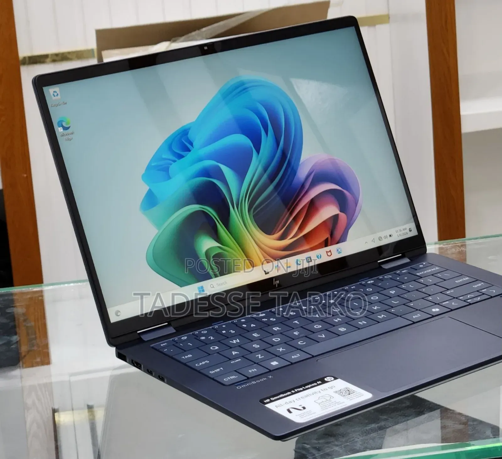 New Laptop HP OmniBook X Flip 14" 16GB Intel Core Ultra 7 SSD 1T
