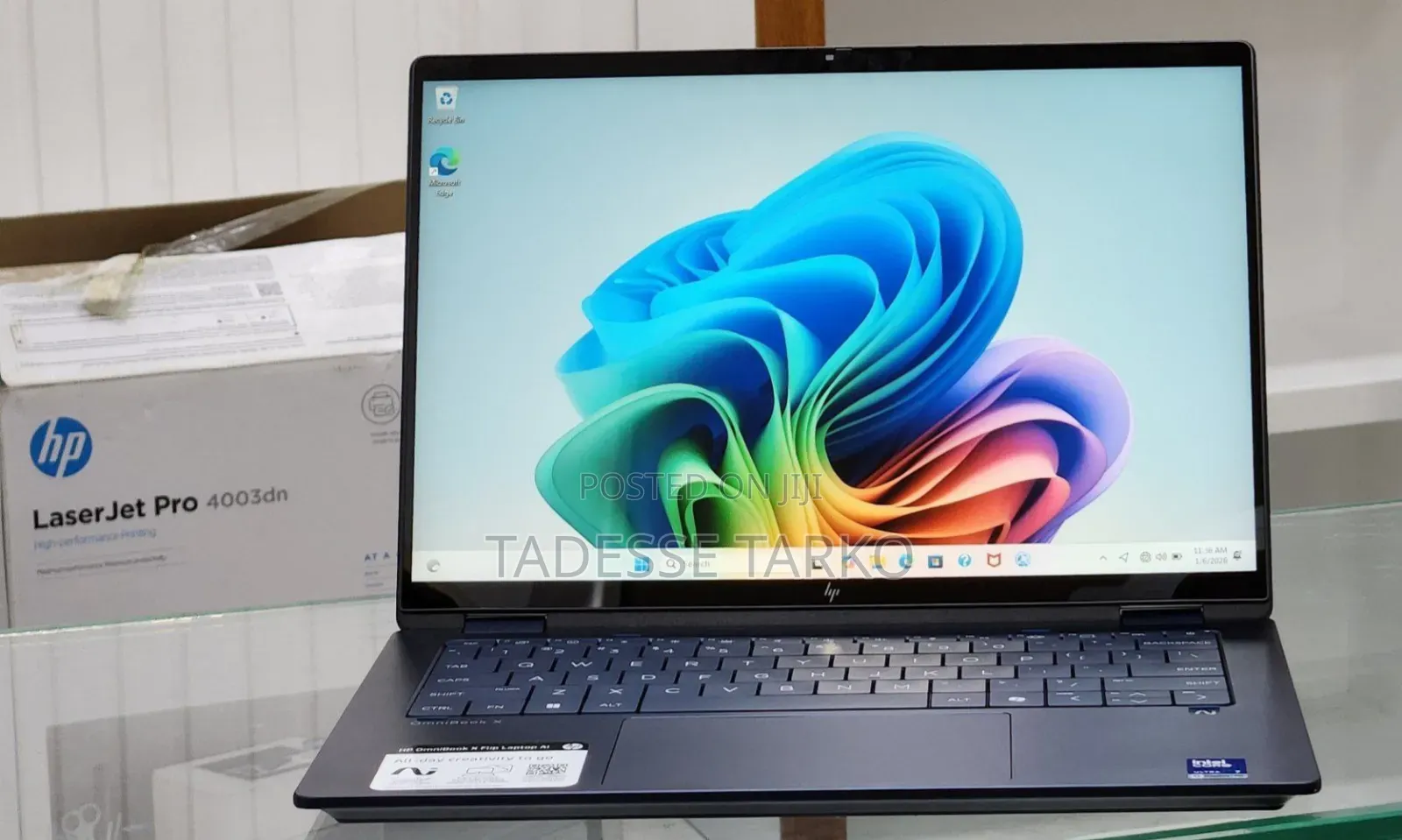 New Laptop HP OmniBook X Flip 14" 16GB Intel Core Ultra 7 SSD 1T