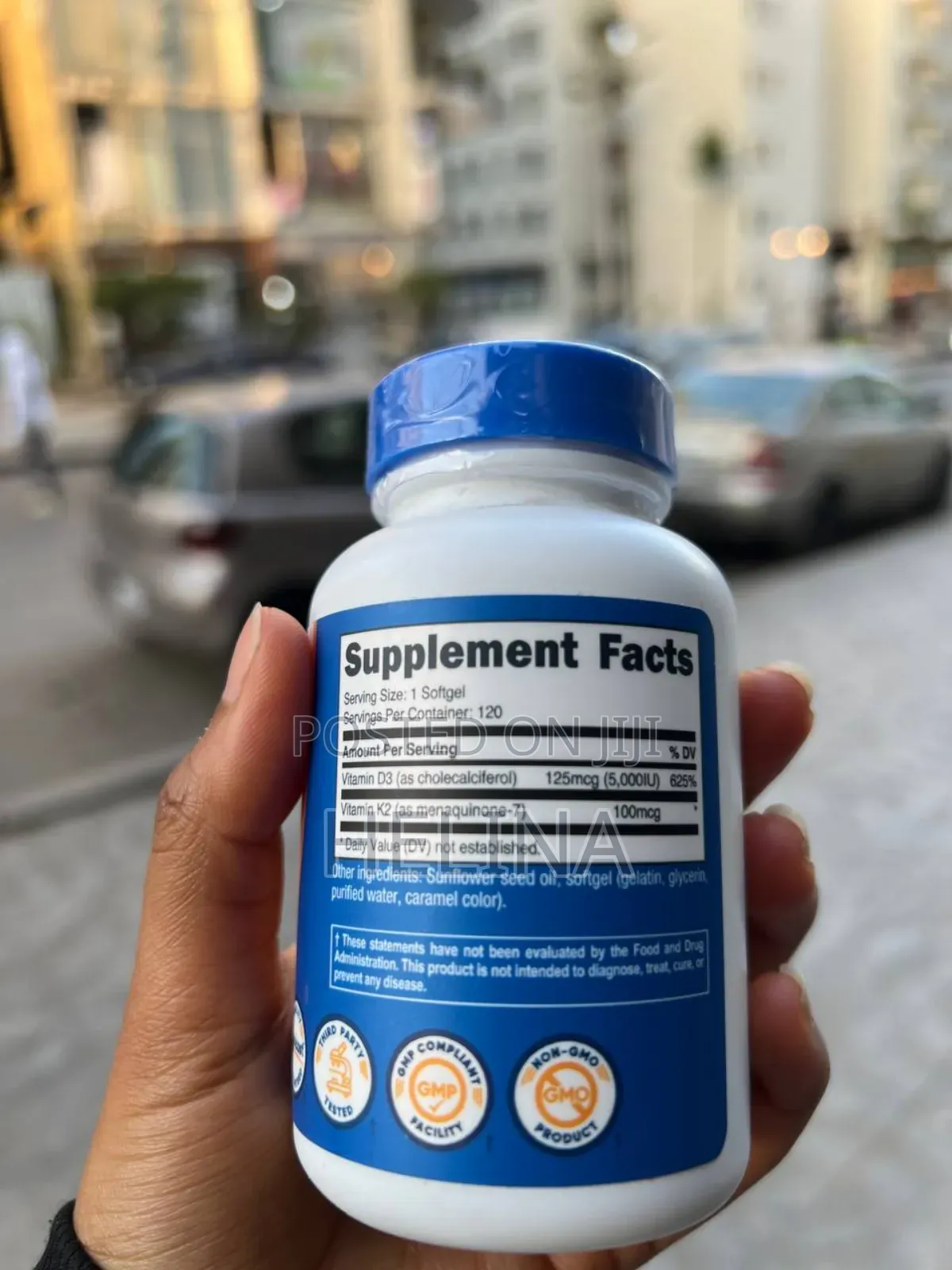 High Quality 3rd Party Tested Vitamin +D3 120 Softgels From Usa
