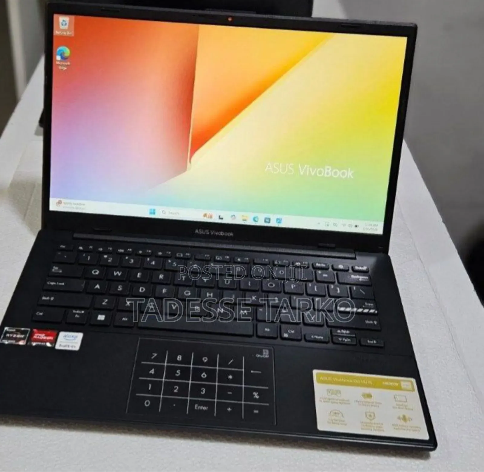 New Laptop Asus 16GB AMD Ryzen 5 SSD 512GB