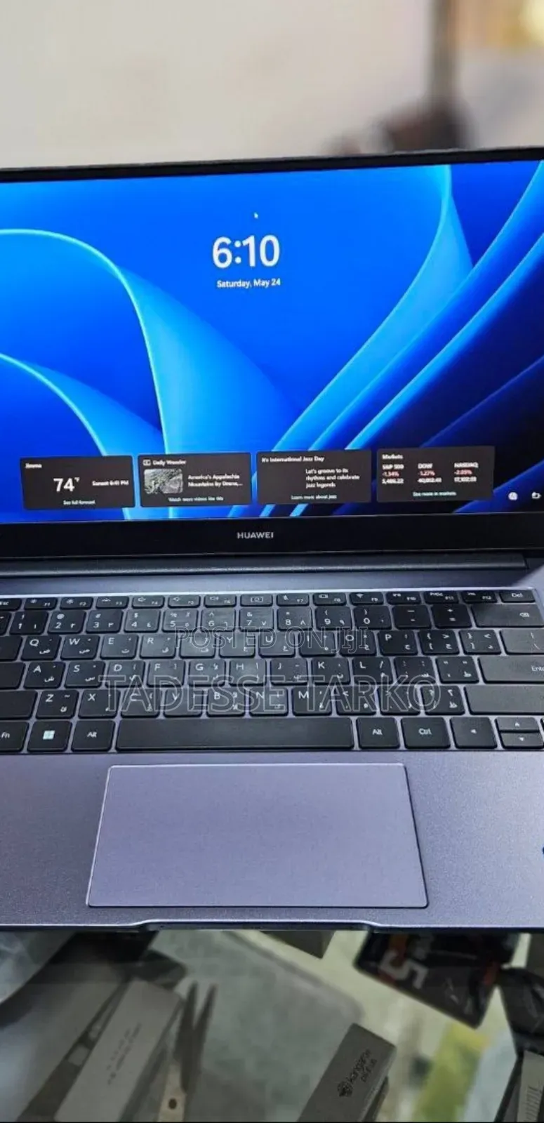 New Laptop Huawei MateBook 13 WRT-W19E 8GB Intel Core I5 SSD 512GB