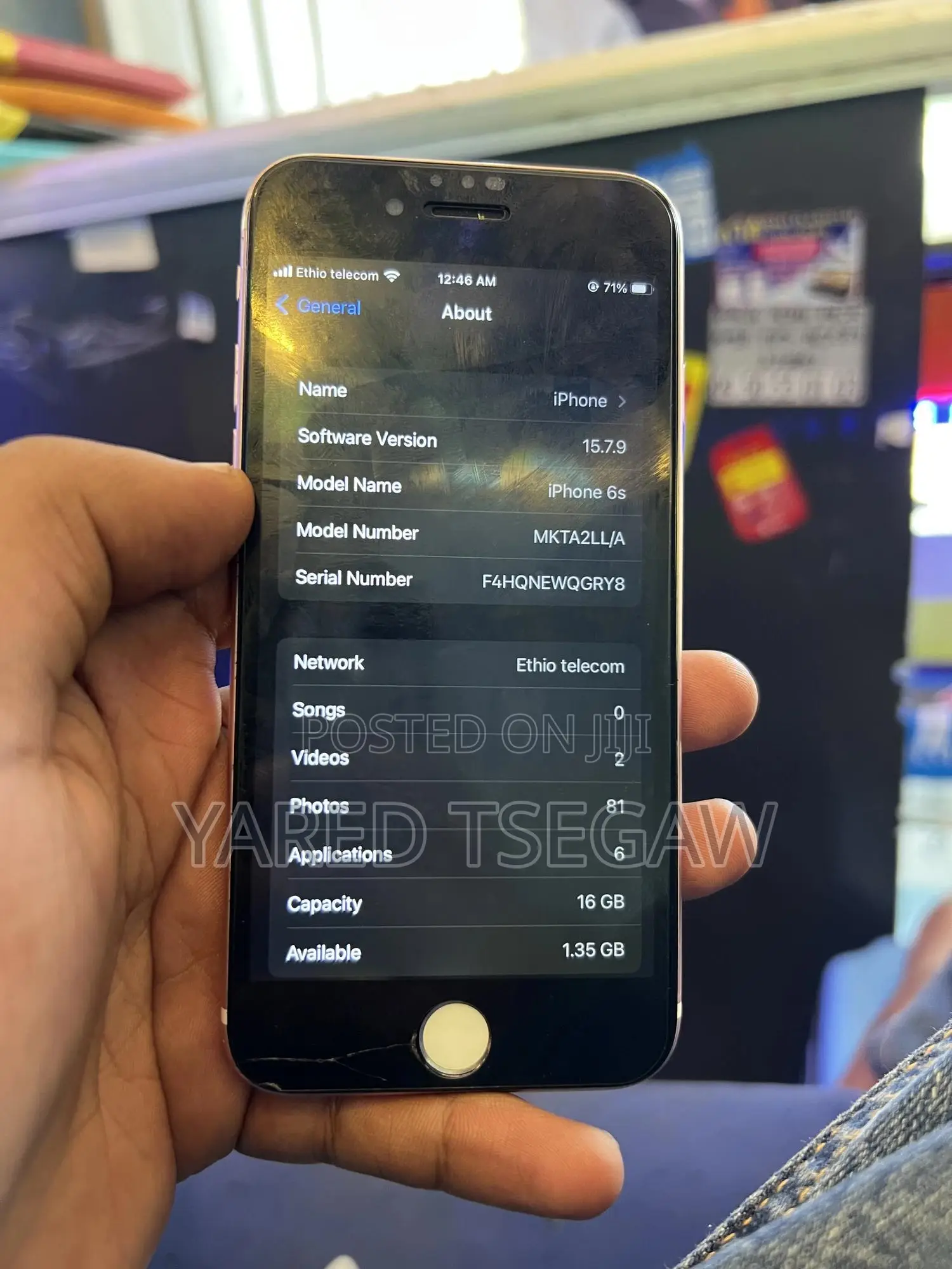 Apple iPhone 6 16 GB Pink