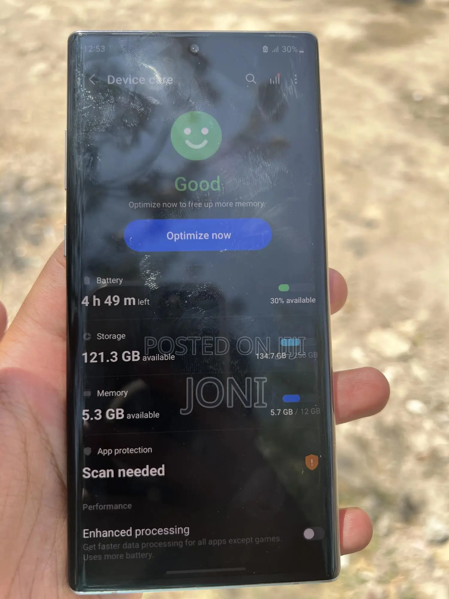 Samsung Galaxy Note 10 Plus 5G 256 GB Blue