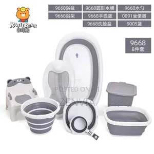 5 In 1 Foldable Baby Bathtub With A Thermometer /🔴 Free Delivery/