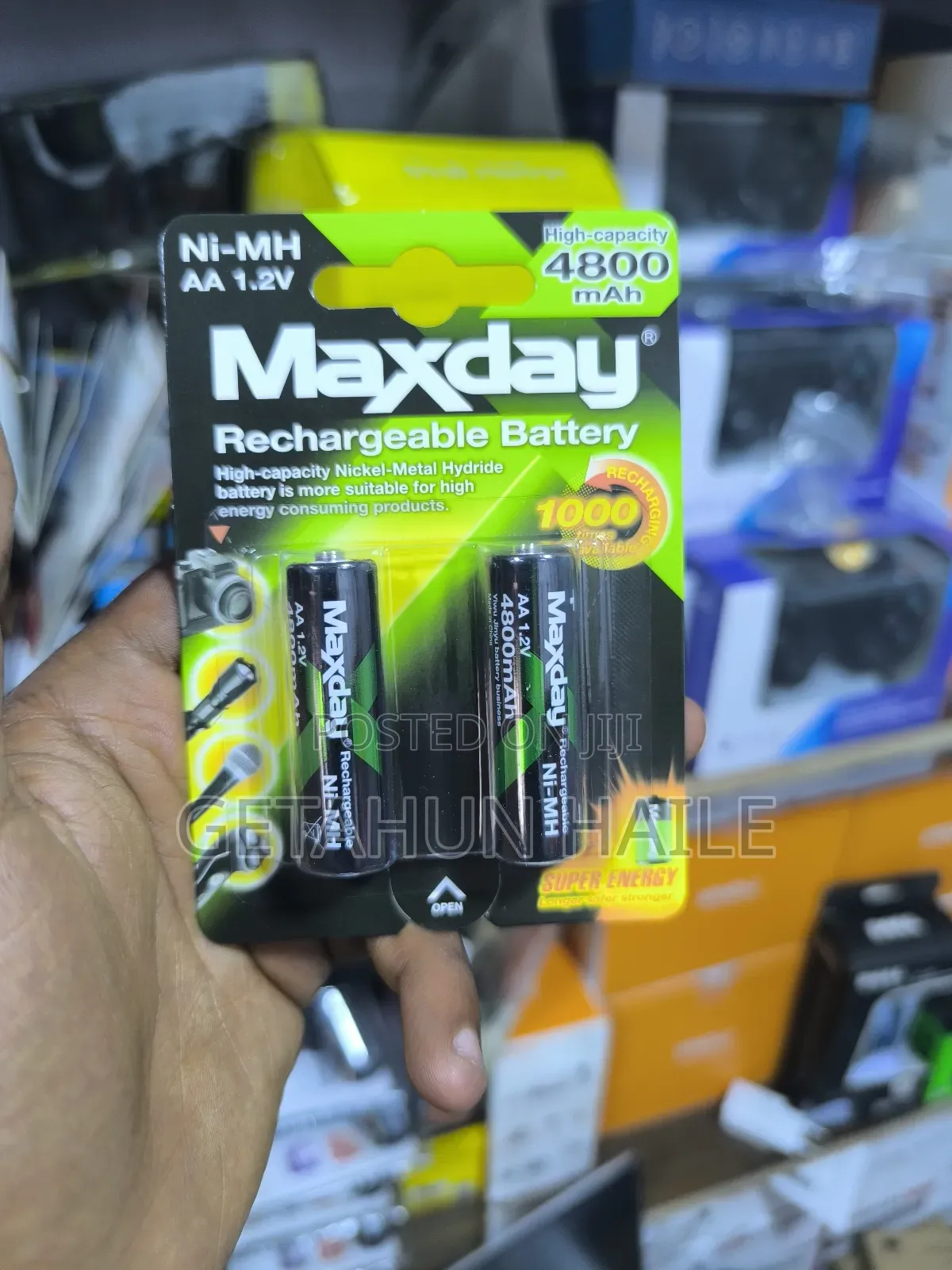Maxday Aa Rechargeable Batteries – 4800mah Power