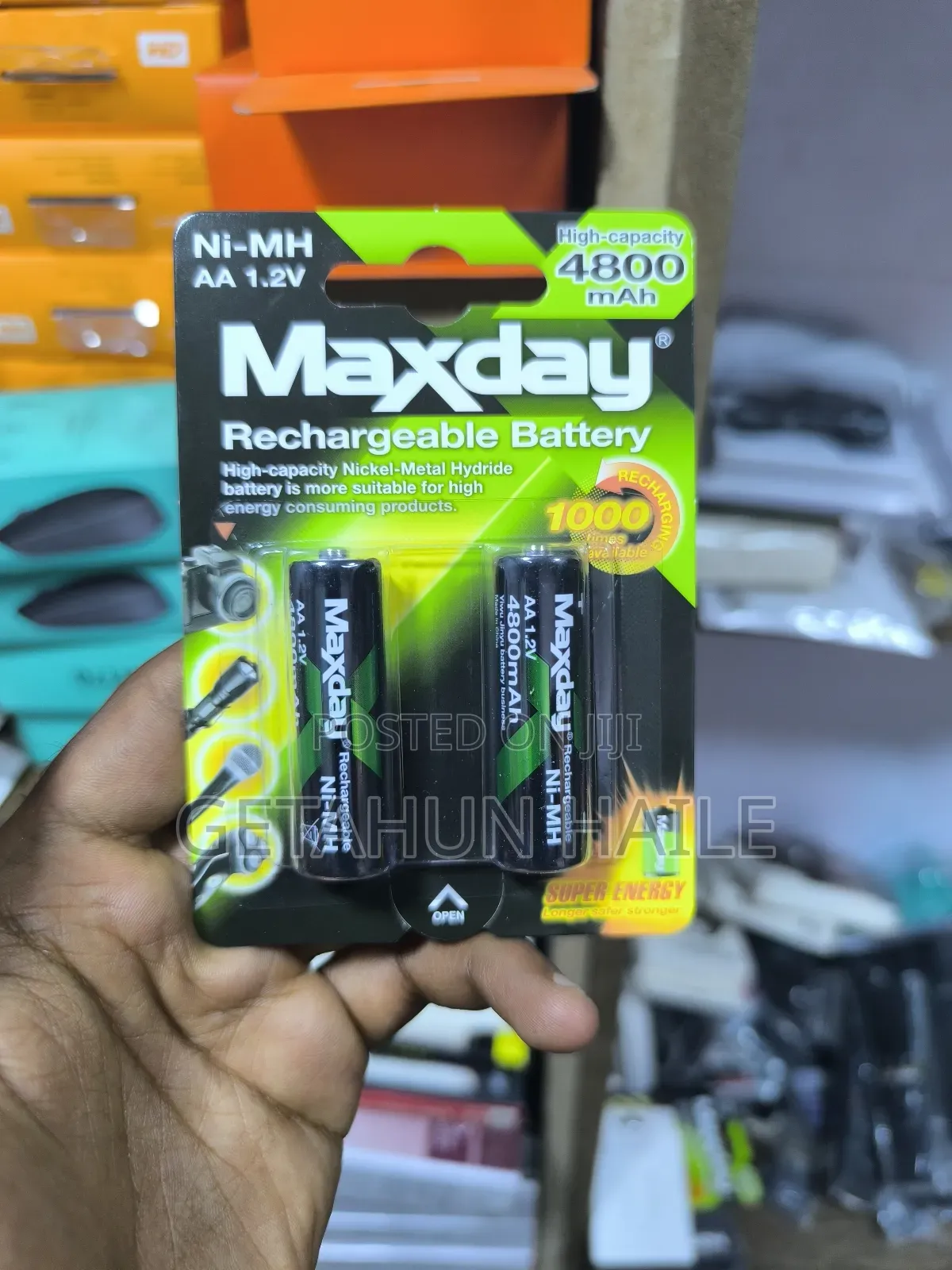 Maxday Aa Rechargeable Batteries – 4800mah Power