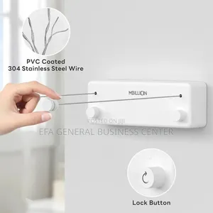 Double Rope Retractable Clothesline