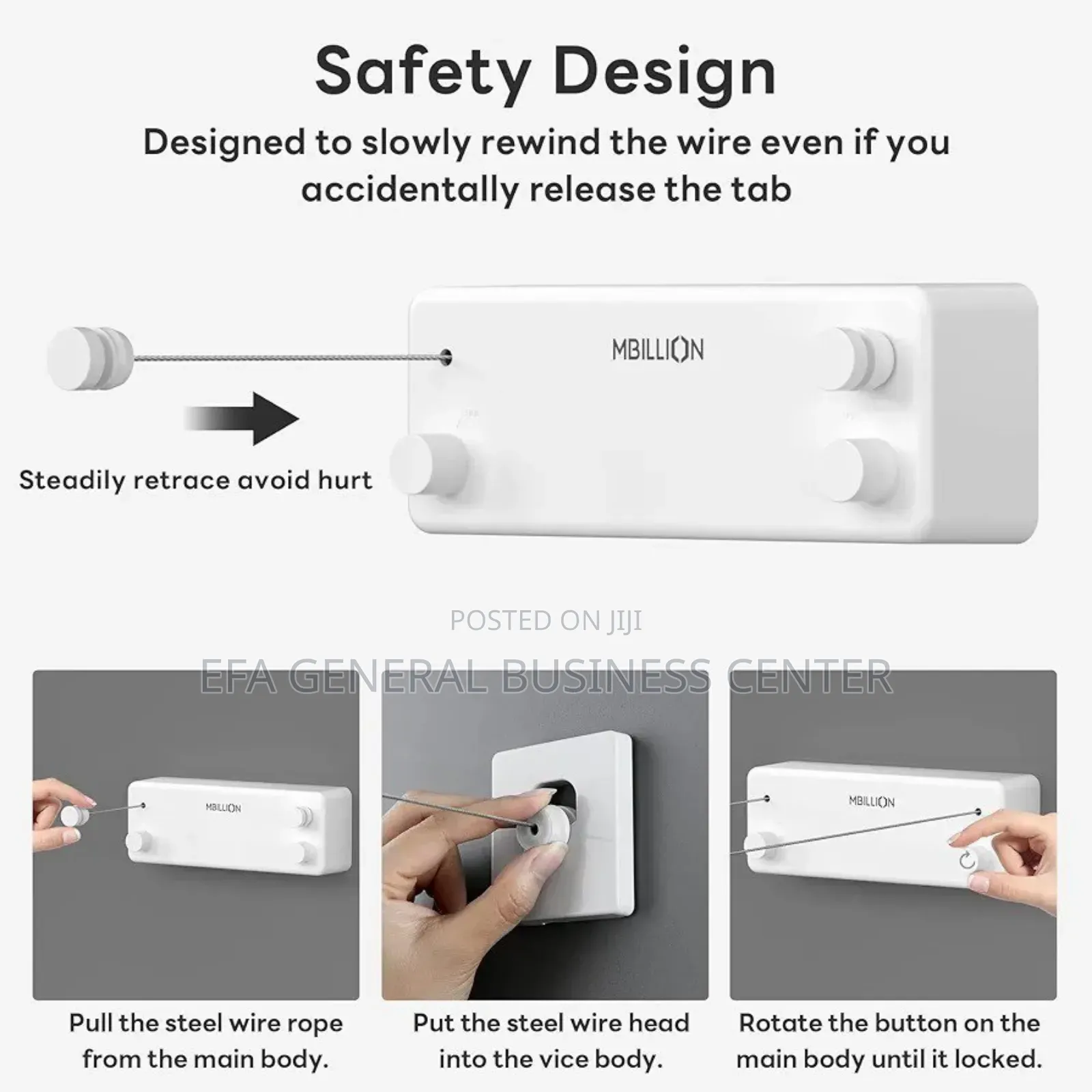 Double Rope Retractable Clothesline