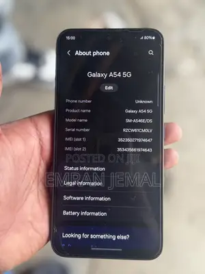 Samsung Galaxy A54 5G 128 GB Gray