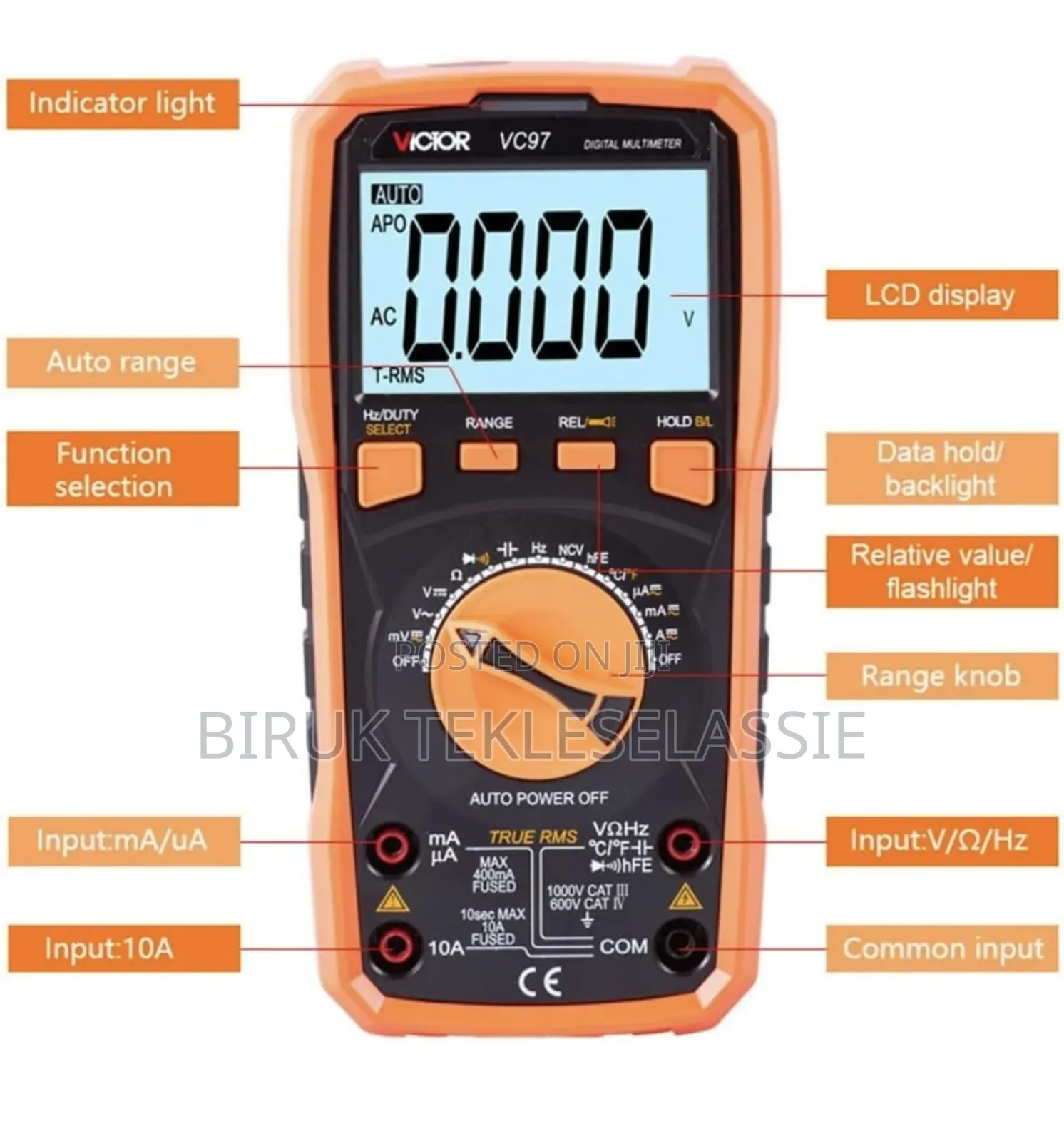Victor Vc97 Digital Multimeter