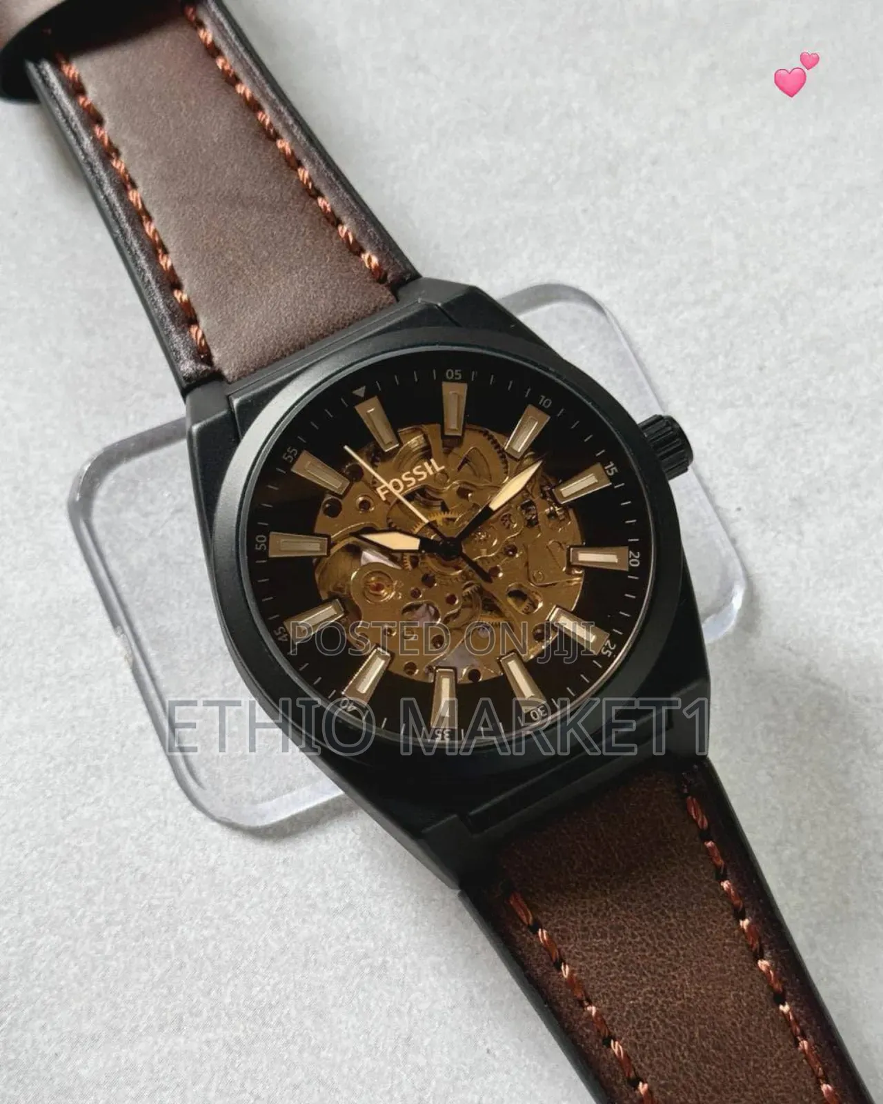 Fossil Men's Automatic Leather Belt Watch