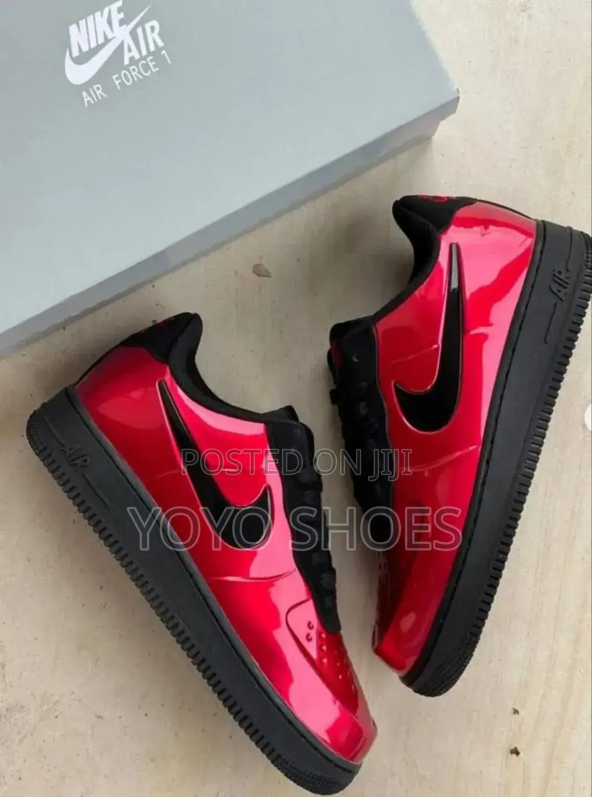 Nike Air Force 1 Foamposite Pro Cup Black/Red Fashion.Sneaker