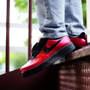 Nike Air Force 1 Foamposite Pro Cup Black/Red Fashion.Sneaker