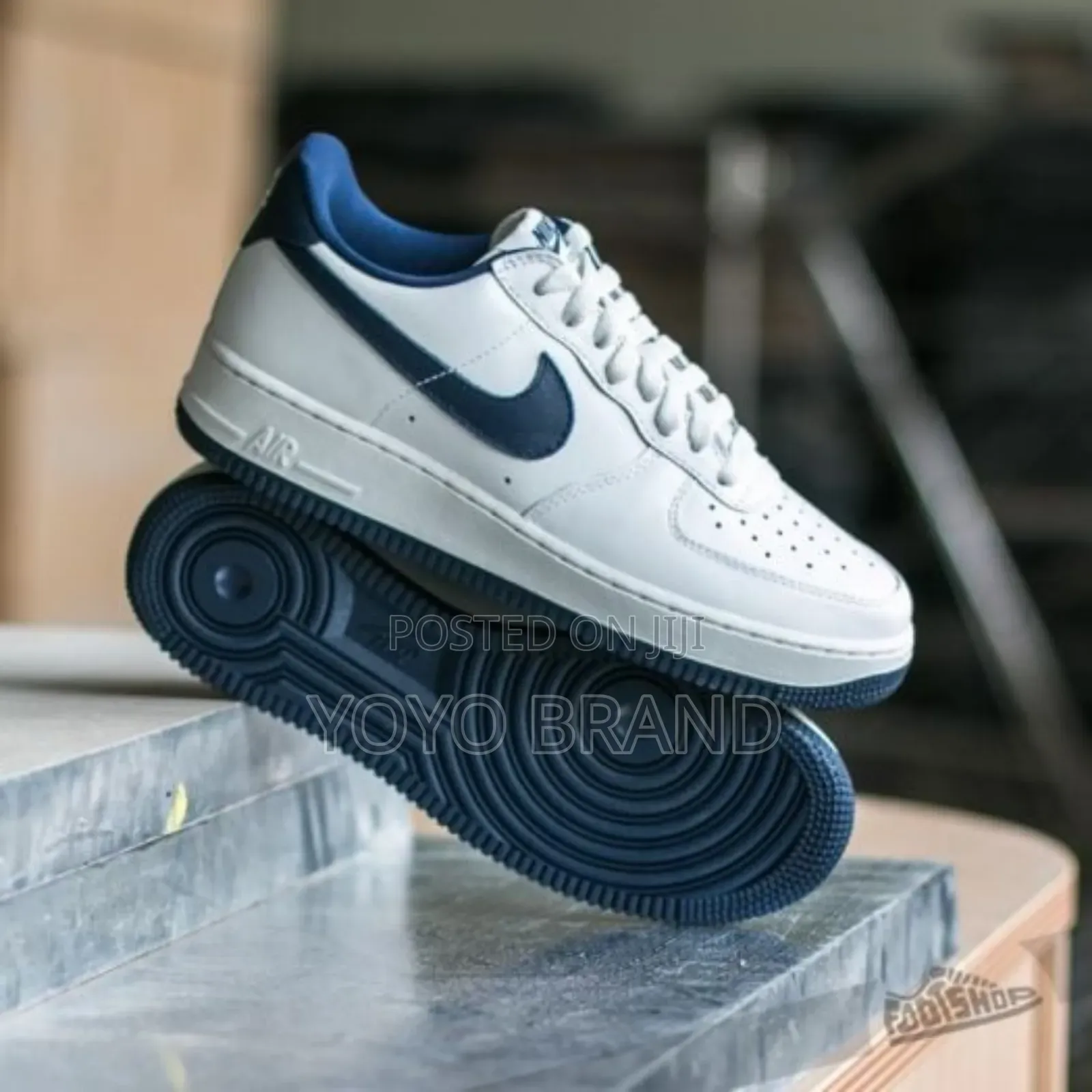 Nike Air Force 1low Mid Night Navy Fashion Sneaker