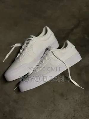 New Nike Court Shot Triple White Fashion Sneaker Shoes