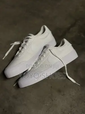 New Nike Court Shot Triple White Fashion Sneaker Shoes