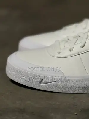 New Nike Court Shot Triple White Fashion Sneaker Shoes