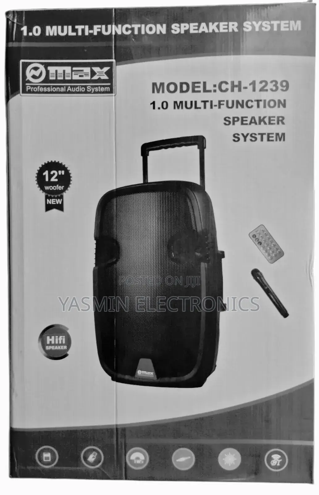 Max Speakers System 12-Woofer Delivery