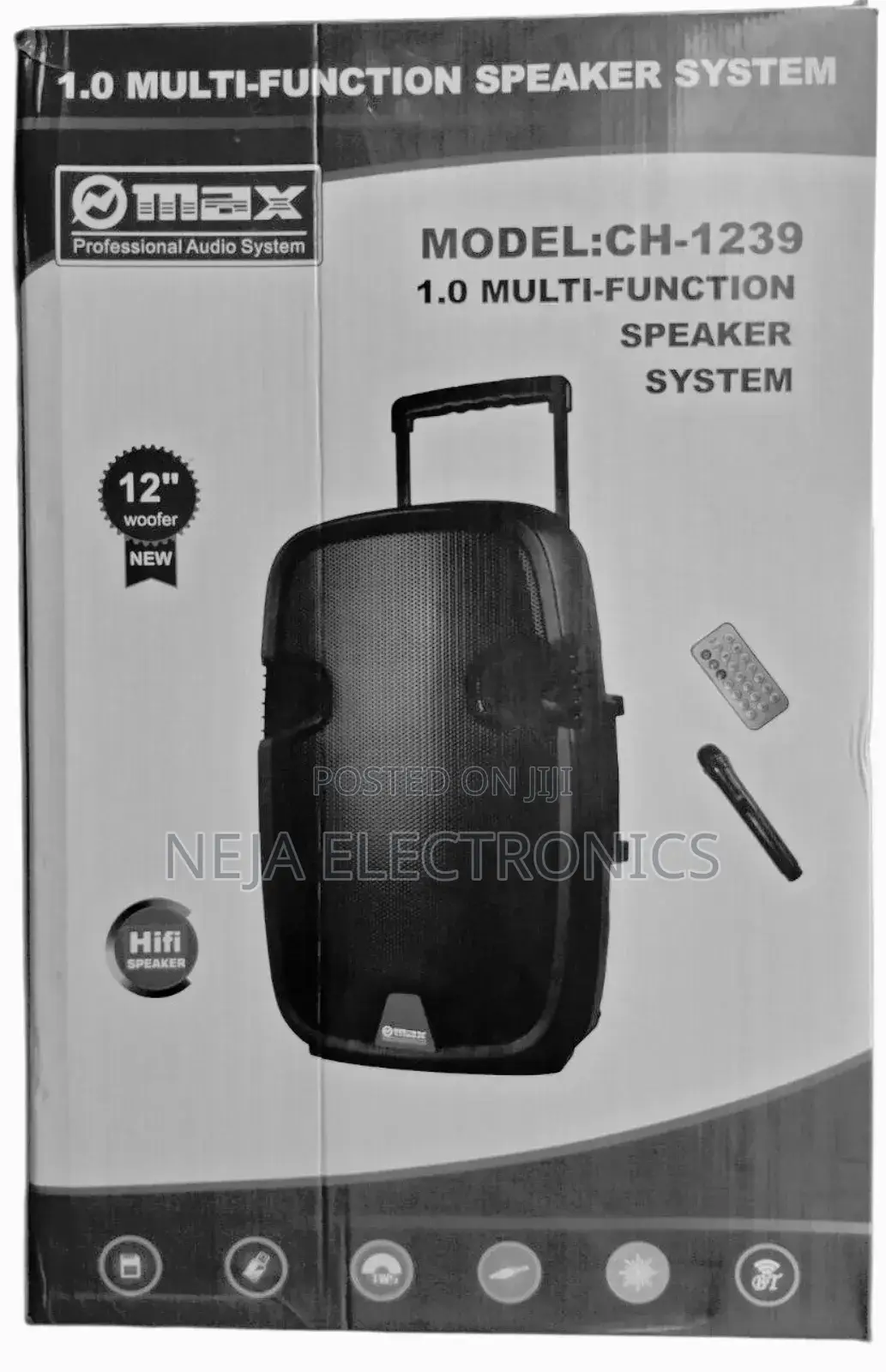 Max Speakers System 12-Woofer Delivery
