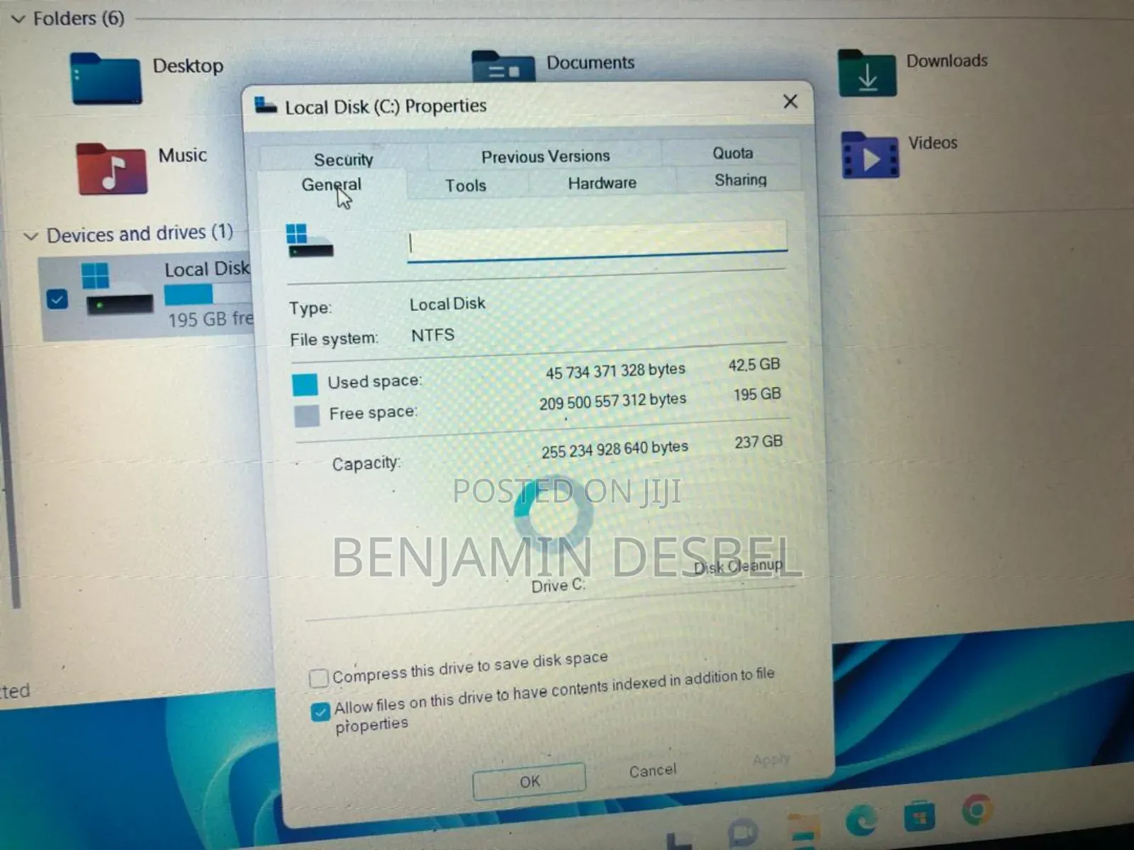 Laptop HP 215 G1 8GB HDD 250GB