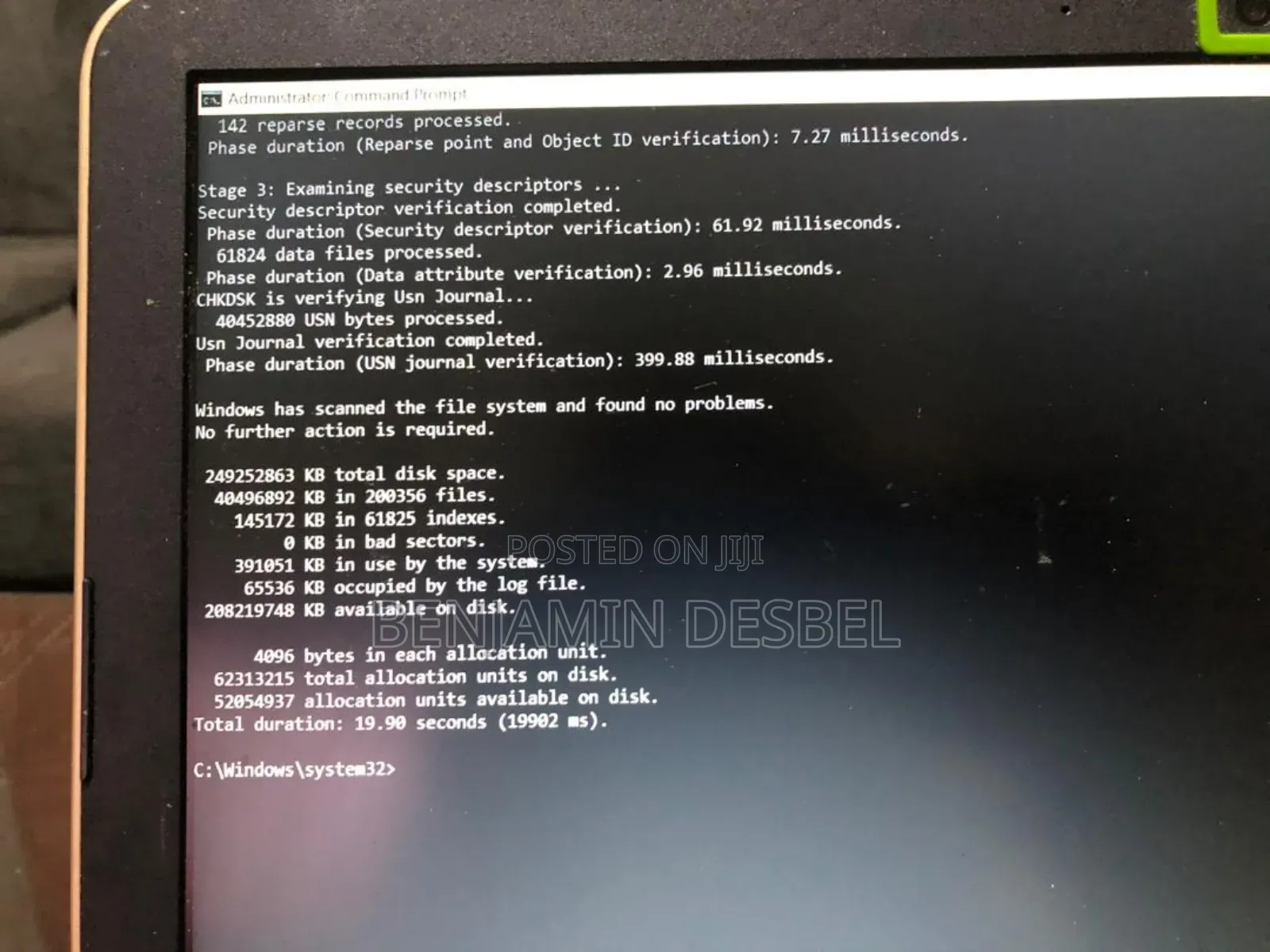 Laptop HP 215 G1 8GB HDD 250GB