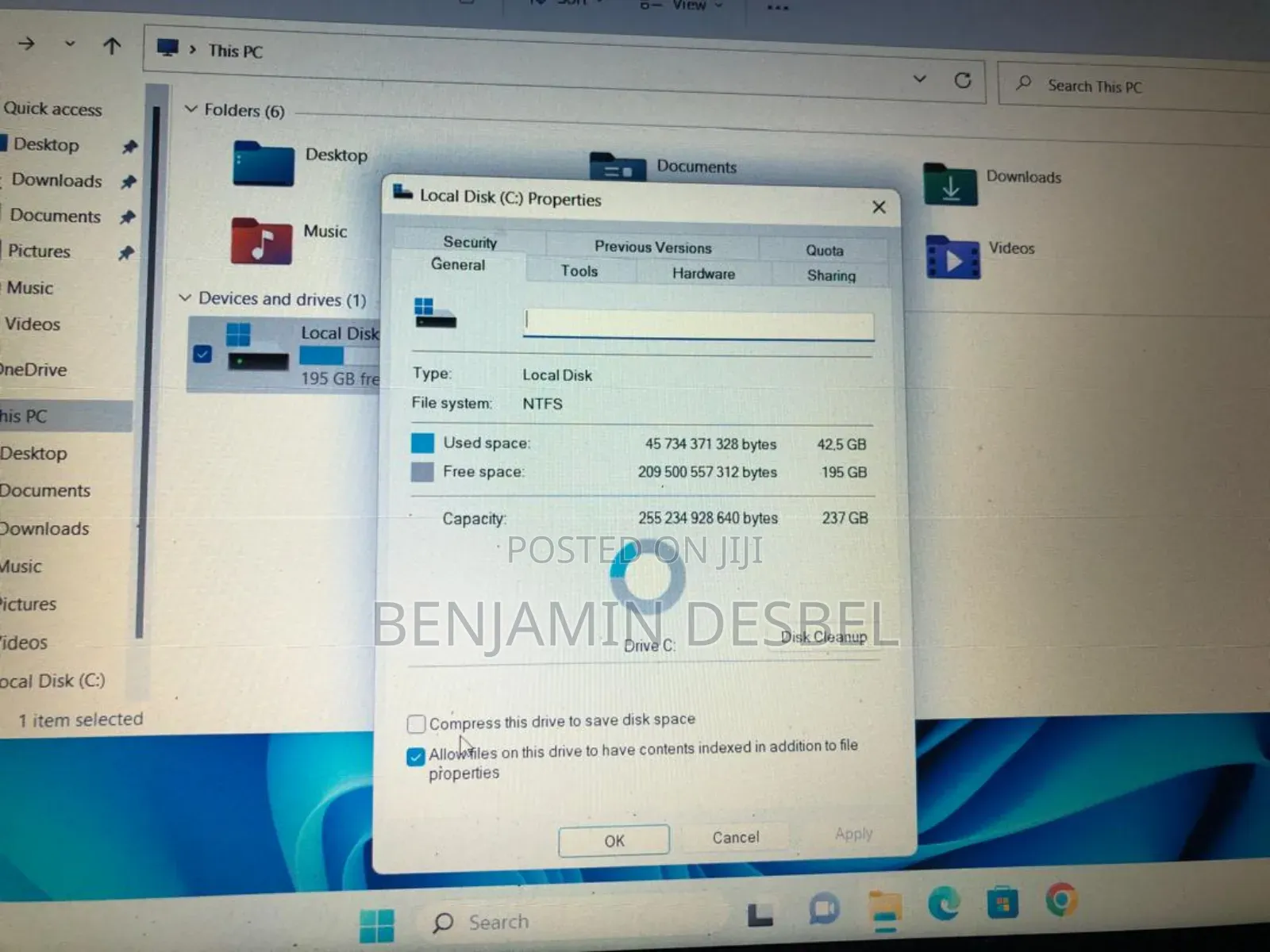 Laptop HP 215 G1 8GB HDD 250GB
