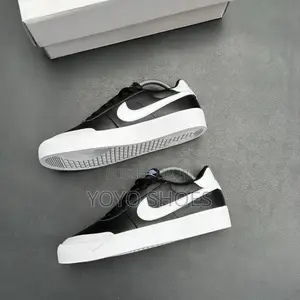 New Arrival Nike Court Shot Black/White Master Quality Shoes