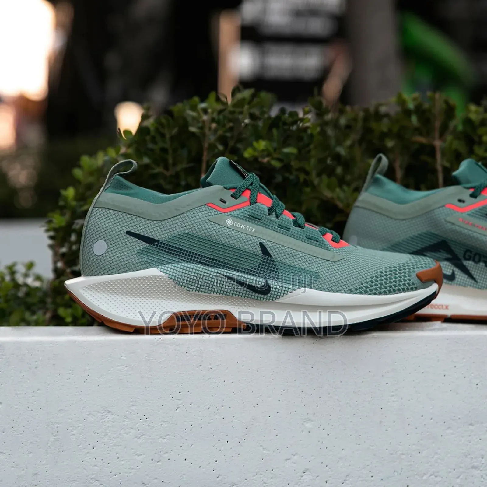 Nike Pegasus Trial Running Green Fashion Sneaker