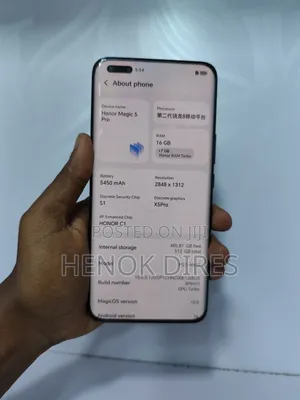 New Honor Magic5 Pro 512 GB Black