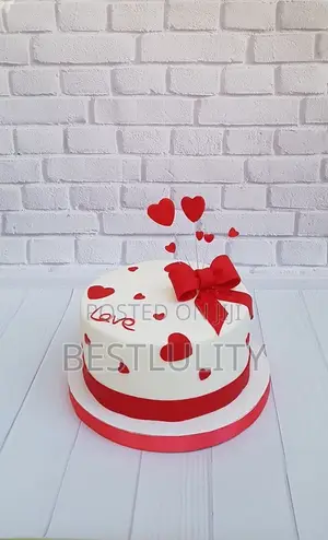 Valentine Cake Fresh and Tasty