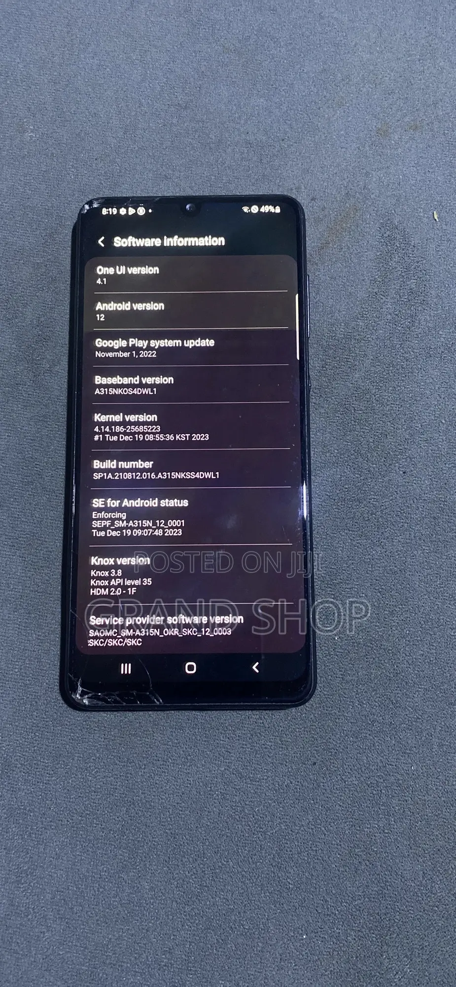 Samsung Galaxy A31 64 GB Black